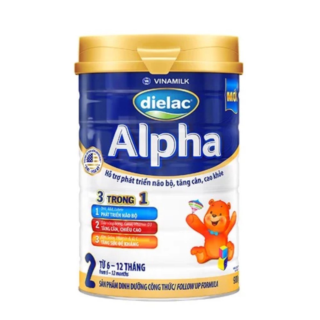 Sữa Bột Dielac Anpha Số 1, 2, 3, 4 900gr