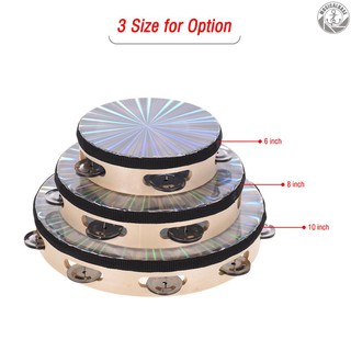 Trống Lục Lạc Gỗ 25.4 cm