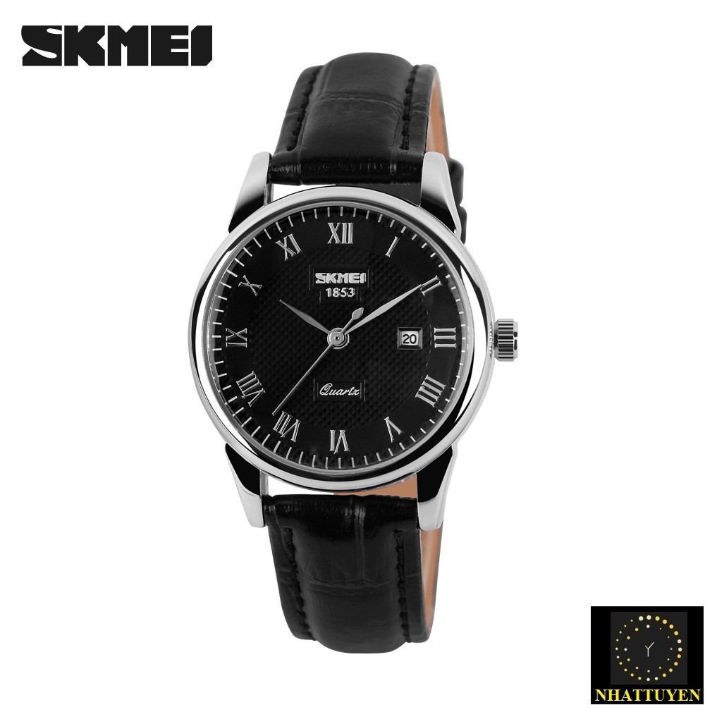 [ xả kho ] ĐỒNG HỒ NAM SKMEI 9058 DÂY DA CHÍNH HÃNG, CHỐNG NƯỚC VÀ CHỐNG XƯỚC