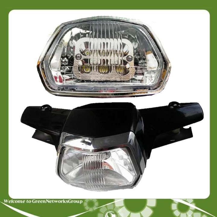 Combo đầu đèn pha led cho xe dream đầu lồi GreenNetworksGroup
