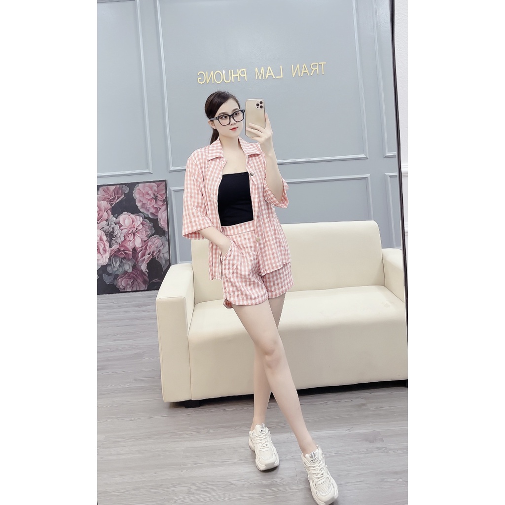 Set áo blazer kèm quần