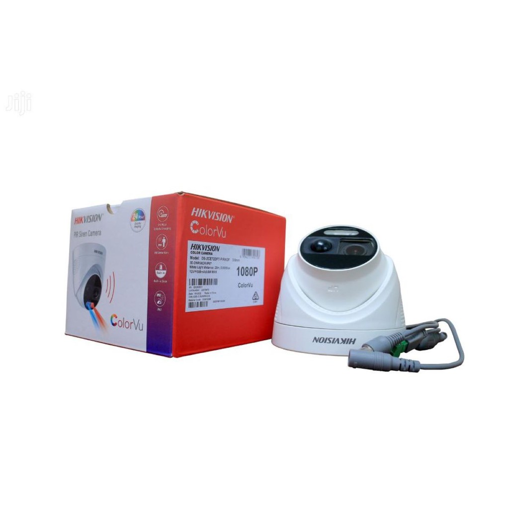 Camera analog TVI Dome 2 MP HIKVISION 2CE72DFT-PIRXOF, TÍCH HỢP CÒI, ĐÈN BÁO ĐỘNG (chính hãng Hikvision Việt Nam)