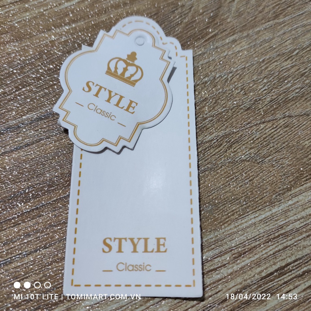 [100 căp ~ 200tag] Tag cặp STYLE - Tag Thời Trang