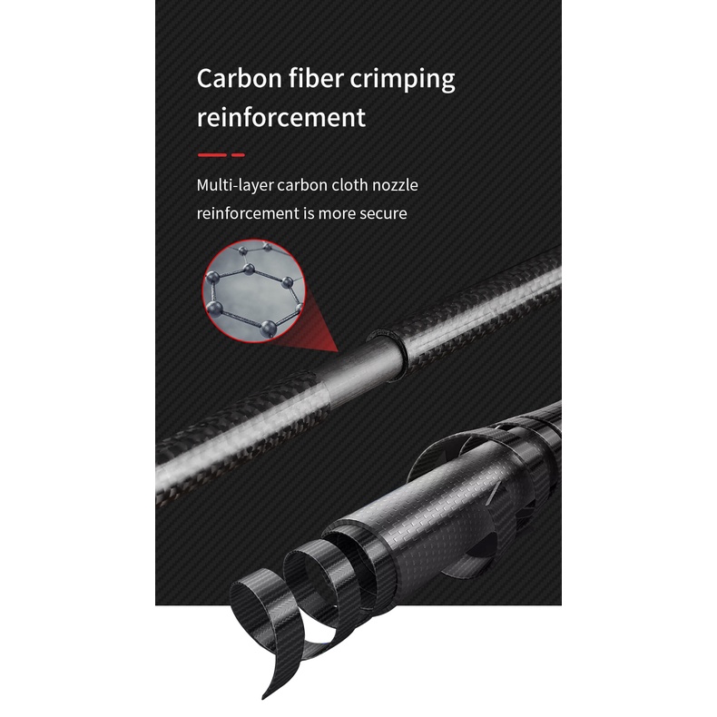 Gậy Leo Núi AONIJIE E4204 Chất Liệu Sợi Carbon Siêu Nhẹ