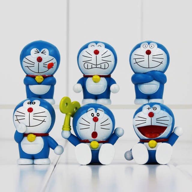 Các set mô hình nhân vật phim DORAEMON Nobita , Suneo , Shizuka , Jaian