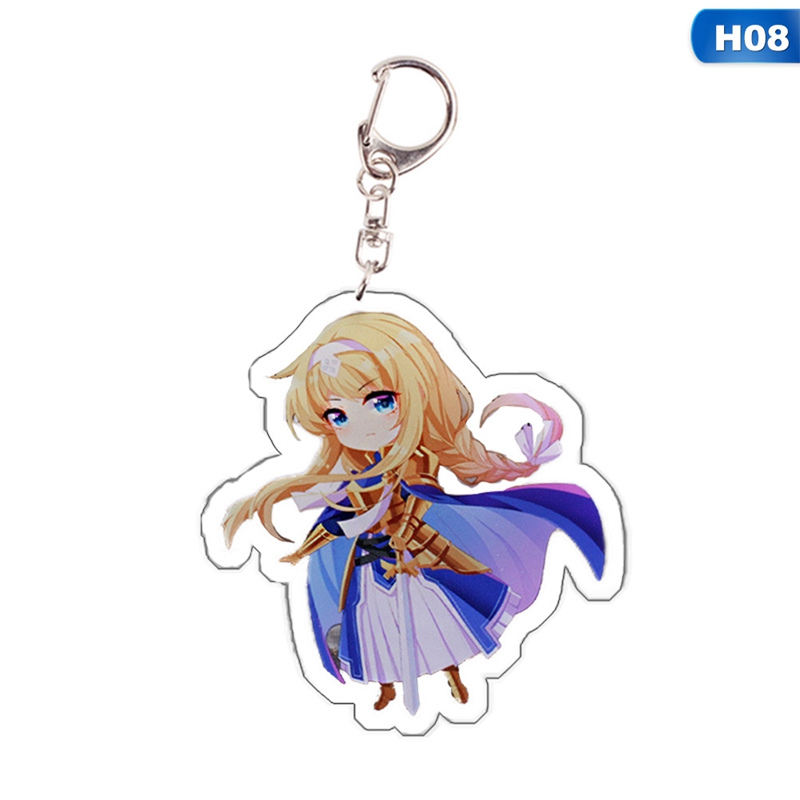 Móc khóa acrylic hình anime sword art online xinh xắn