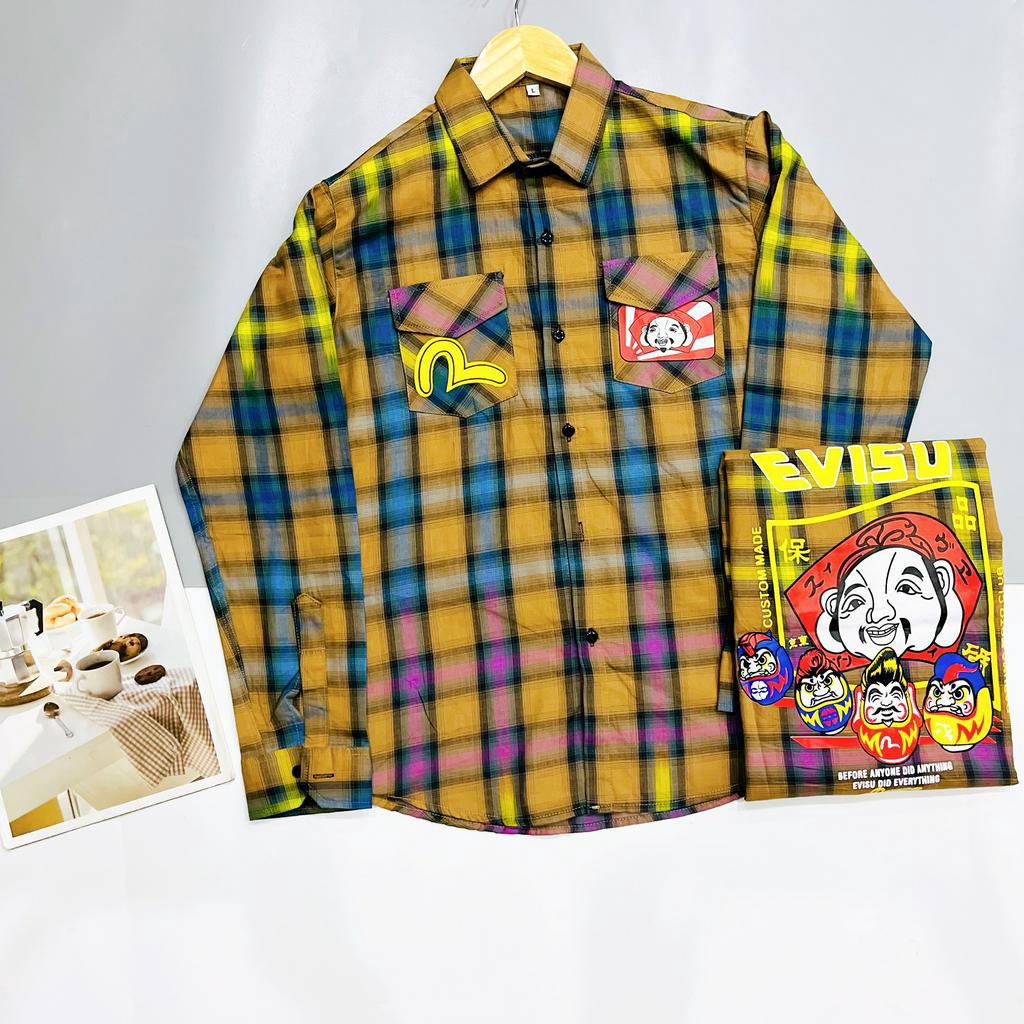 Áo sơ mi nam tay dài chất vải kante phối màu phối chuẩn form trẻ trung rất đẹp hàng shop PVT FASHION | BigBuy360 - bigbuy360.vn