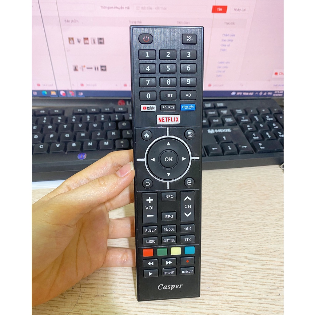 Remote Điều khiển TV Casper - Hàng chính hãng Casper mới 100% - Remote Điều khiển TV Casper