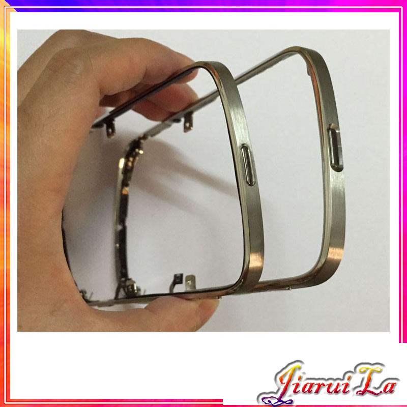 Original New Silvery/Gold Metal Middle Frame Bezel Plate For Blackberry Bold 9900 Frame Housing With Side Button Key