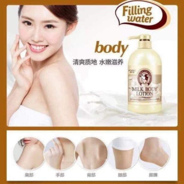 Sữa tắm con Bò Milk Care Hydra 750 - 800ML [NHẬP KHẨU]