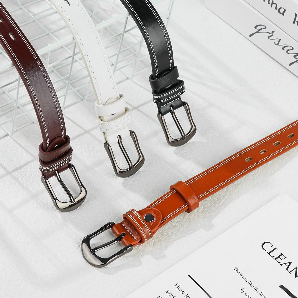 Thắt Lưng Khóa Kim Loại Hình Hoa Hồng Thời Trang Cho Nữ