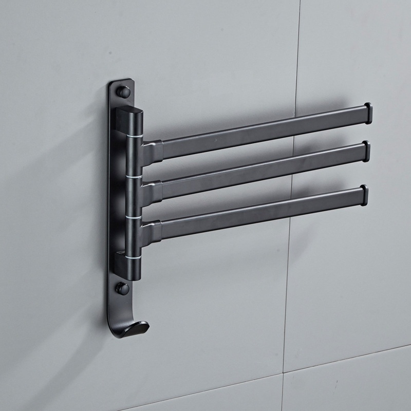 Giá Treo Khăn Tắm / Đồ Dùng Nhà Bếp Bằng Kim Loại Chống Thấm Nước Tiện Dụng