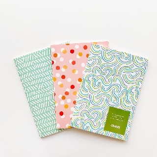 Combo vở kẻ ngang Crabit Firework 80 trang