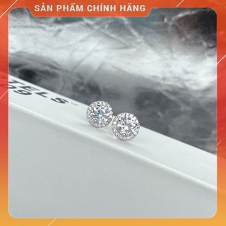 Bông tai bạc đính đá cao cấp chuẩn bạc s925