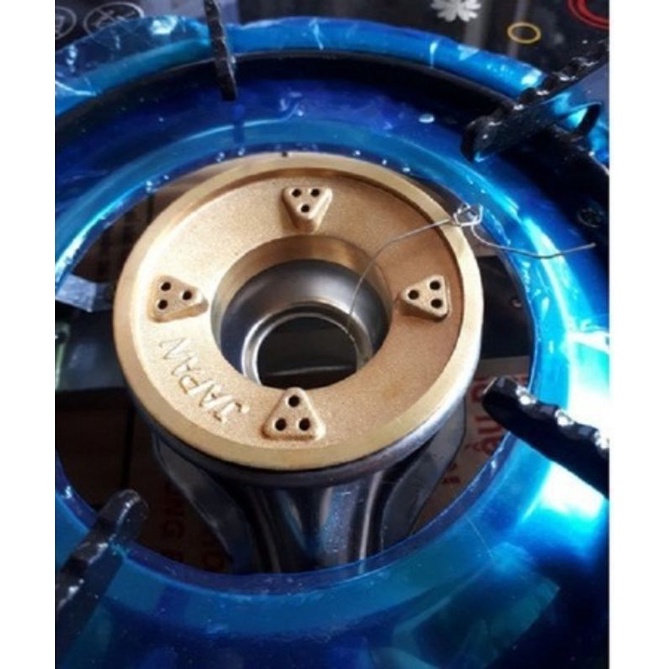 Bếp gas đơn mặt kính chịu lực, dùng được bình gas to