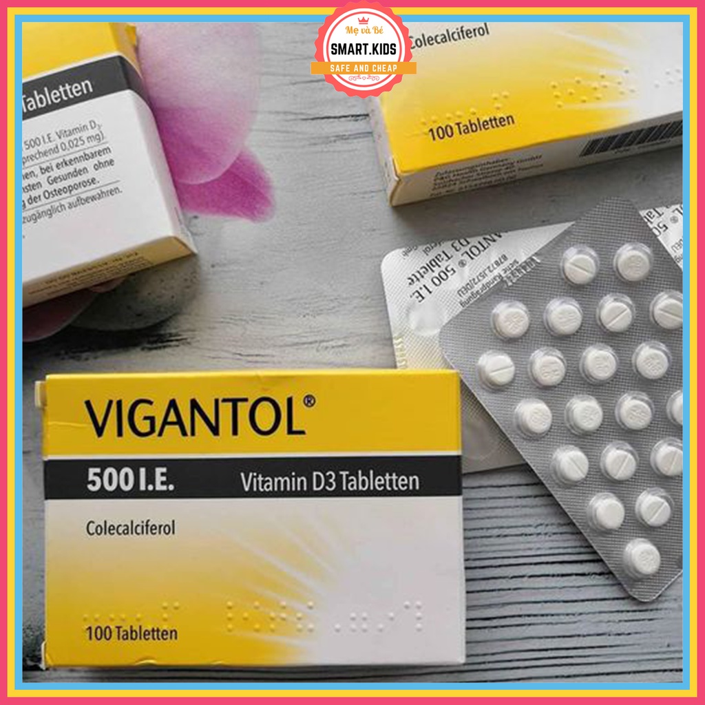 Vitamin Vigantol D3 bổ sung Vitamin D3 và tăng chiều cao cho bé