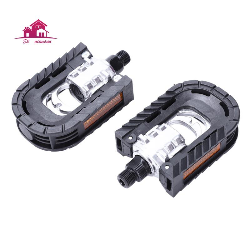 Set 2 bàn đạp xe đạp màu đen có thể gấp gọn