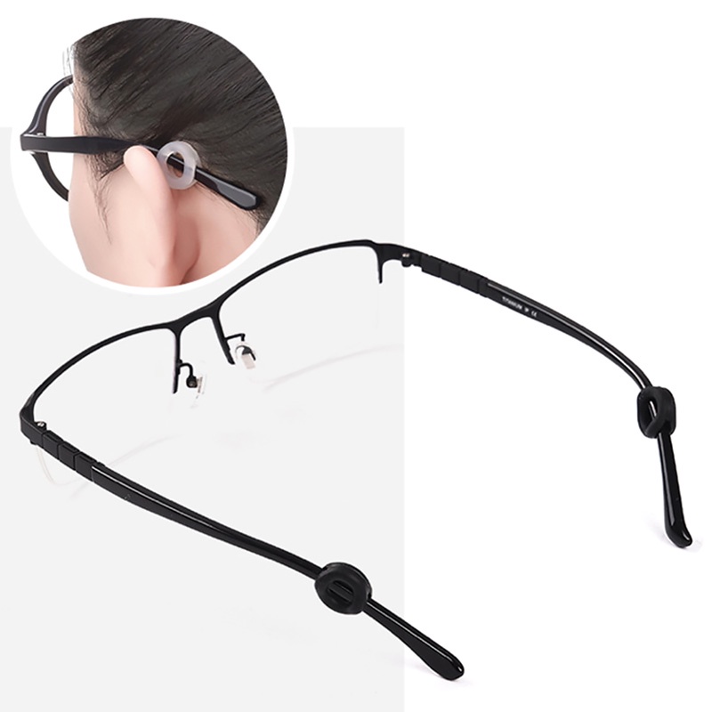 Cặp vòng tròn cố định mắt kính CHARMRAY bằng silicon chống trượt