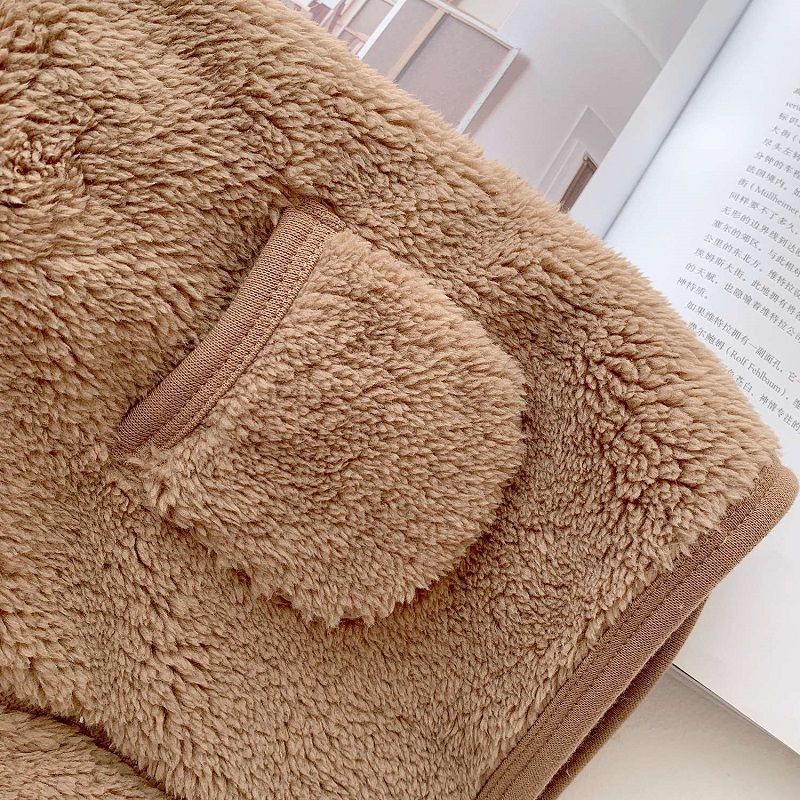 Set đồ 2 món vải nhung dày giữ ấm mùa thu đông phong cách phương tây dành cho bé