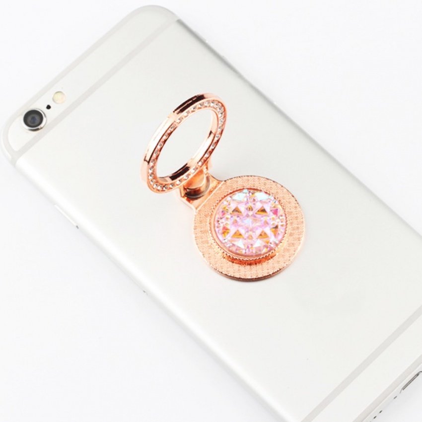 Giá Đỡ Điện Thoại Dạng Nhẫn Đeo Tay Bằng Kim Loại Đính Đá Xinh Xắn | BigBuy360 - bigbuy360.vn