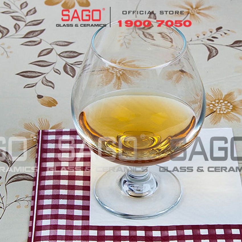 Ly Thủy Tinh Embassy Brandy 340ml | 518ml | Thủy Tinh Cao Cấp , Tùy Chọn Dung Tích