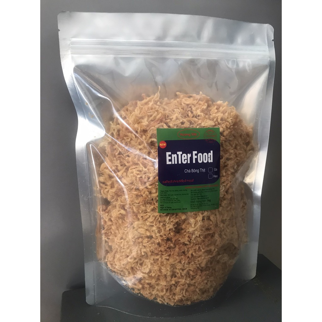 Ruốc gà heo - chà bông gà heo - chà bông cay gà heo / EnterFood - 500 Gr
