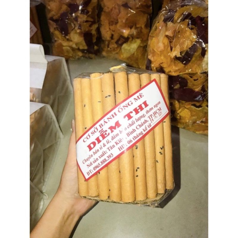Bánh ống mè dài