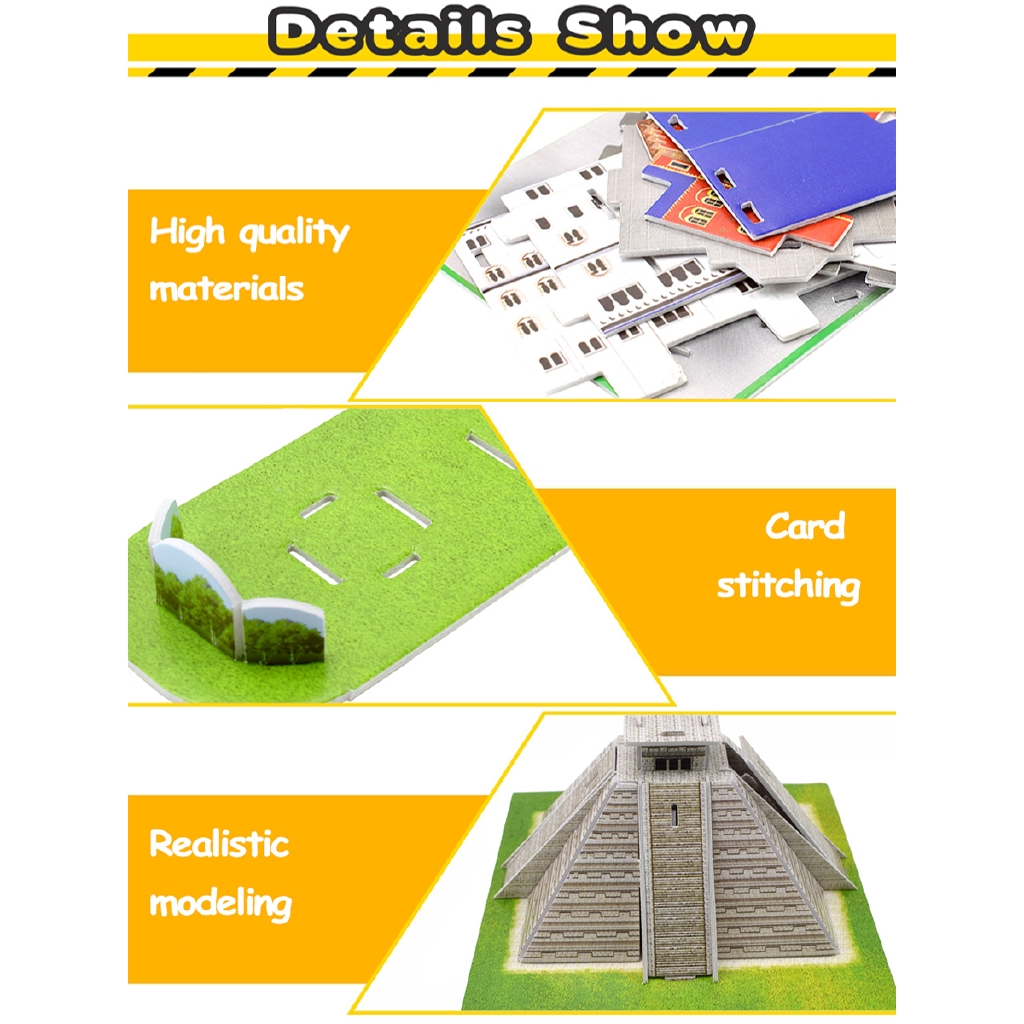 Đồ Chơi Xếp Hình Tháp eiffel Bằng Giấy diy Giáo Dục Cho Trẻ Em