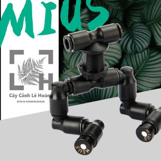 Béc phun sương Mius đôi chính hãng - vòi phun sương