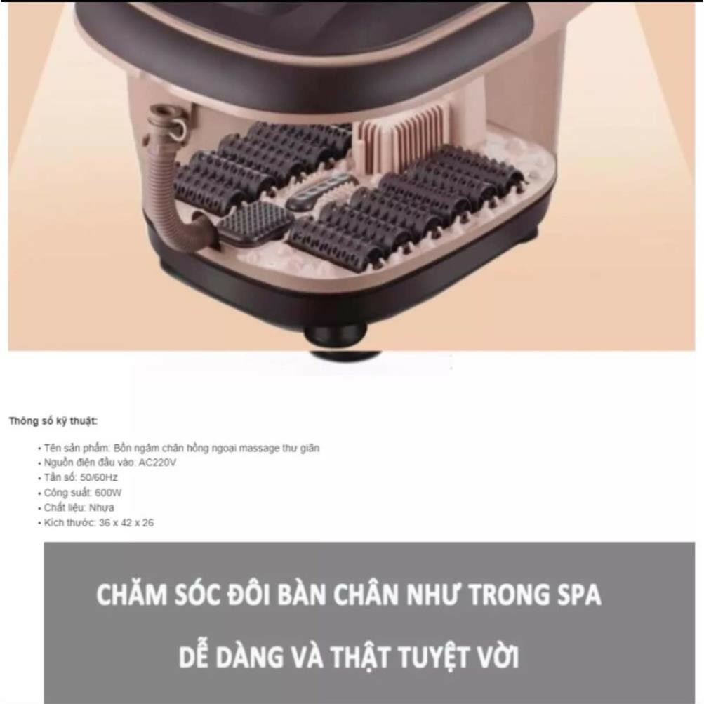 Bồn ngâm chân massage, chậu ngâm chân massage hồng ngoại có sục khí