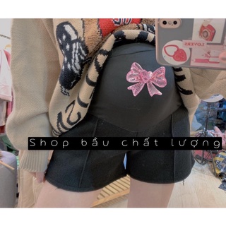 QUẦN SOOC DẠ BẦU CHẤT DÀY DẶN KÈM ẢNH THẬT