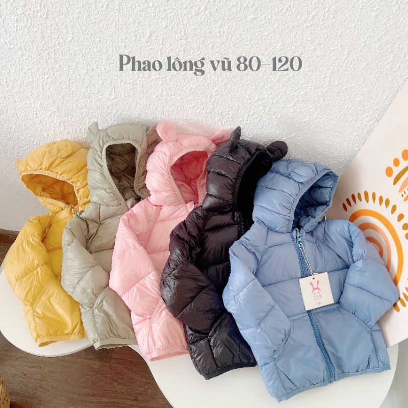 (XẢ KHO)ÁO KHOÁC/PHAO LÔNG VŨ HÀNG QUẢNG CHÂU CAO CẤP CHO BÉ TRAI VÀ BÉ GÁI TỪ 6-12 TUỔI ĐẾN