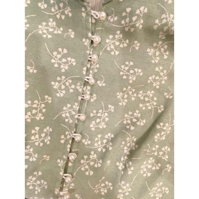 Áo dài cách tân size M mua bên Tiin Store