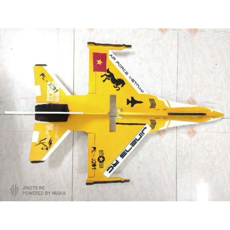 Bộ vỏ Kit máy bay F16 flat sải 60cm