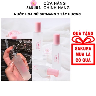 Nước hoa nữ Shimang Dầu thơm toàn thân đủ mùi hương dạng xịt nội địa trung Sakura 30ml