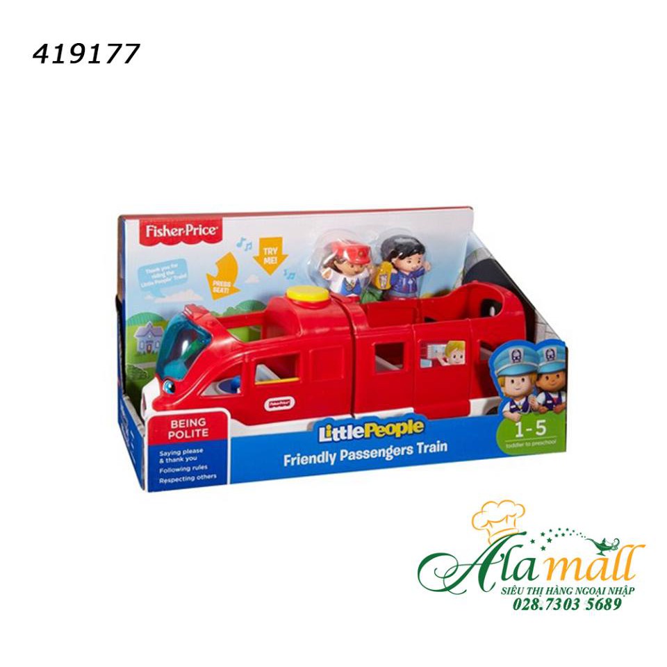 Xe đồ chơi Fisher Price Little People Friendly Passengers Train