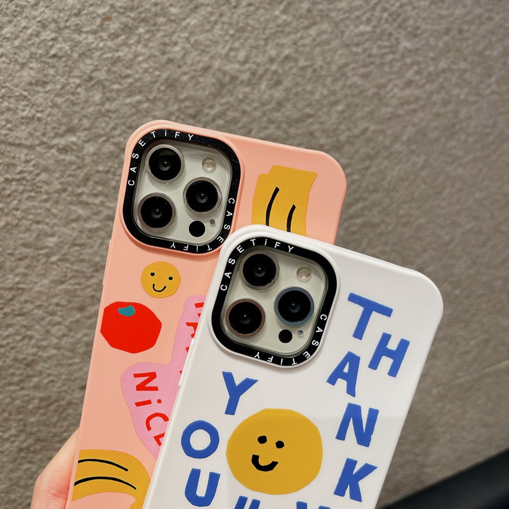 Ốp Điện Thoại tpu Chống Trầy Xước Chống Rơi Hình Mặt Cười Cho iphone 15 14pm 11 13 12 pro max