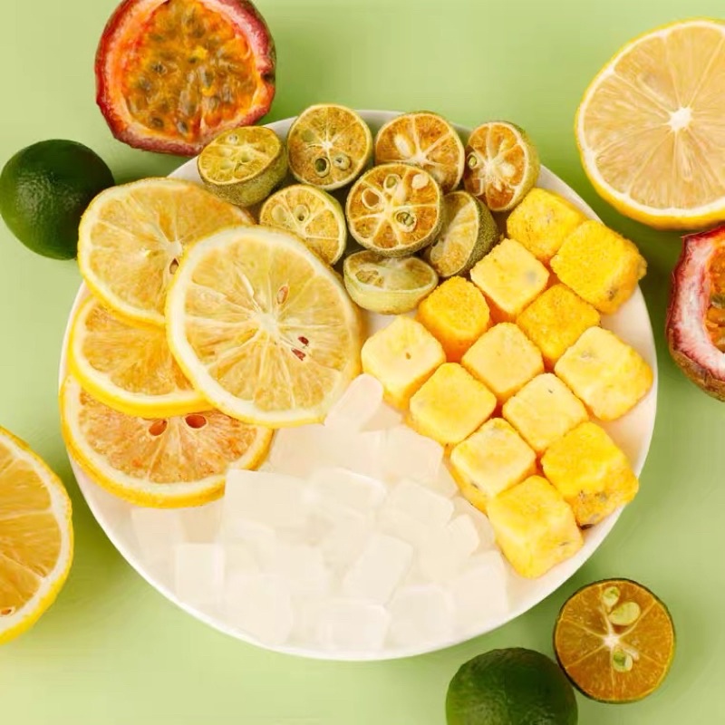Trà tắc chanh dây, trà tắc xanh chanh lát chanh leo