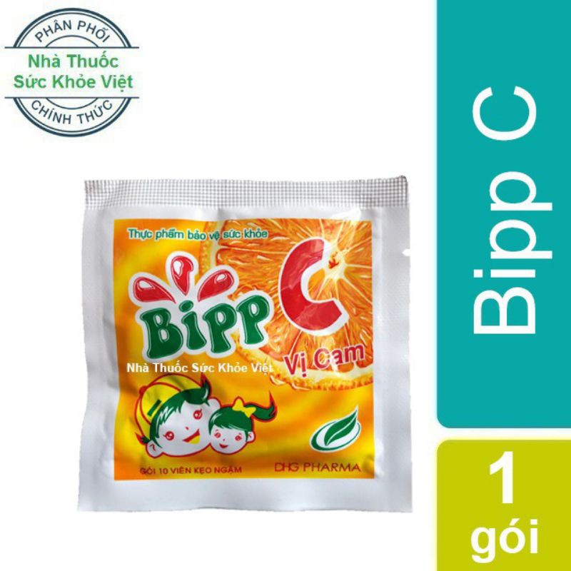 Viên ngậm BIPP C bổ sung vitamin C cho bé 1 gói.