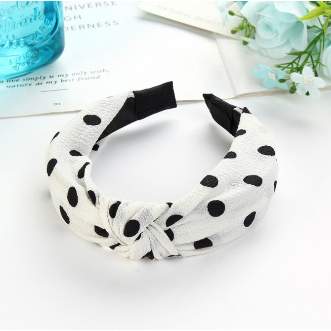 Bờm Cài Tóc Chấm Bi Siêu Sang Chảnh Store4girls