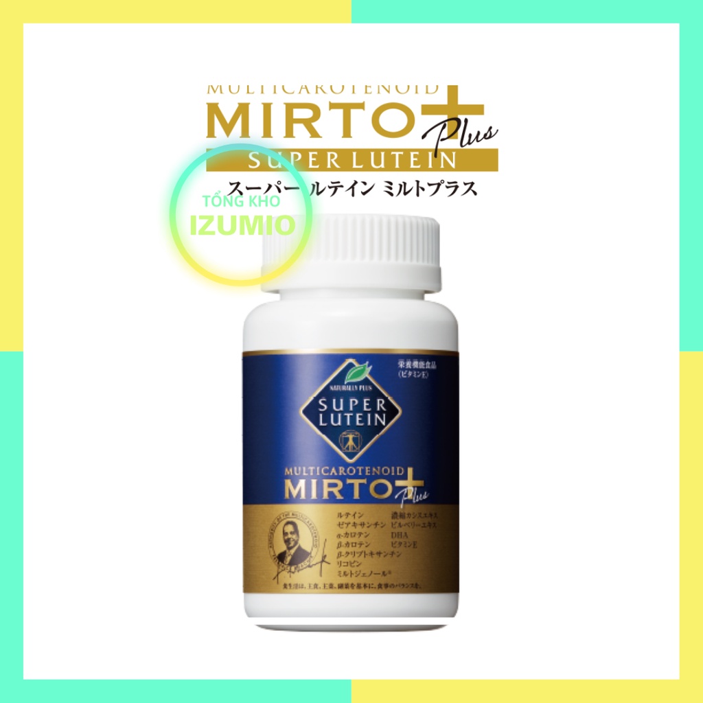 Super Lutein Mirto Plus - Hạn Sử Dụng 10/2024 - Có Thể Xuất Hoá Đơn