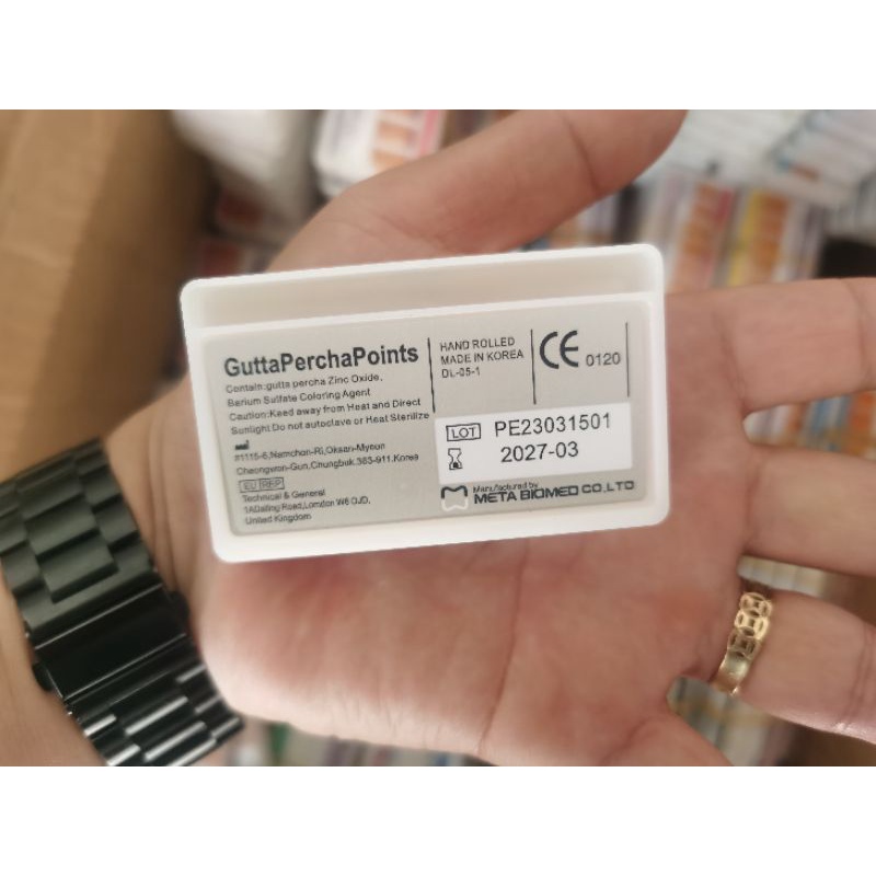 Gutta máy, côn chính độ thuôn 4%, 6% gutta nha khoa