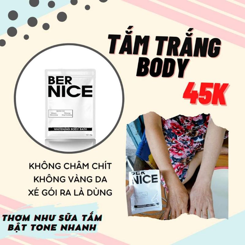 TẮM TRẮNG BERNICE - TẮM TRẮNG SIÊU TỐC BERNICE [ HÀNG CHÍNH HÃNG ]