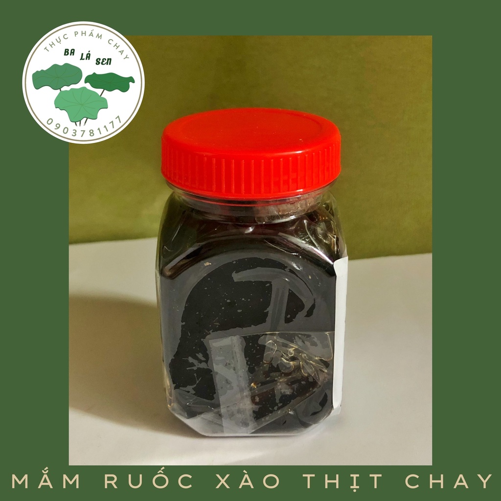 Mắm ruốc xào thịt chay Ba Lá Sen chế biến sẵn, bảo quản lâu 150gp