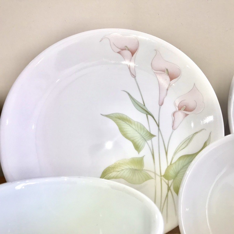 Bộ chén dĩa thuỷ tinh Mỹ Corelle LilyVille 8 món 8-LV-P