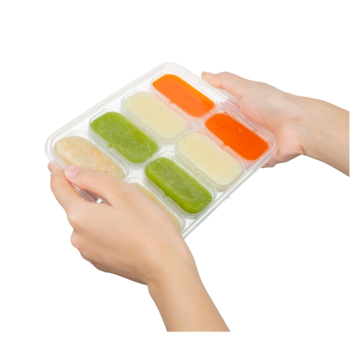 Khay trữ đông đồ ăn dặm cho bé Nhật Bản Inochi Amori, đựng thức ăn, đồ ăn, kháng khuẩn, an toàn tuyệt đối Vapu HCM