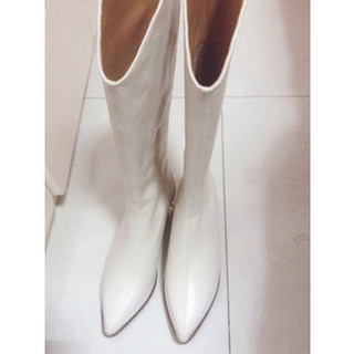 👢👢Boot Gót Nhọn _Boots Retro Knight Boots Phong Cách Anh👢👢