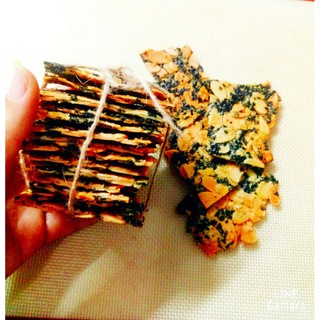 [Bánh HEALTHY!!!] - 200gr bánh HẠNH NHÂN RONG BIỂN ăn kiêng các chế độ!!!