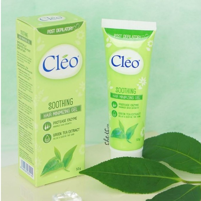 Gel Dịu Da Sau Tẩy Lông Cleo Hỗ Trợ Làm Chậm Mọc Lông 50g