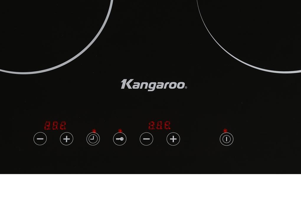 Bếp từ đôi Kangaroo KG498N chính hãng 100% Bếp từ có 2 lò đun, công suất tổng tới 3100 W, nấu ăn nhanh chóng.